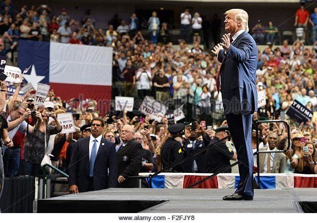 trump arena rally