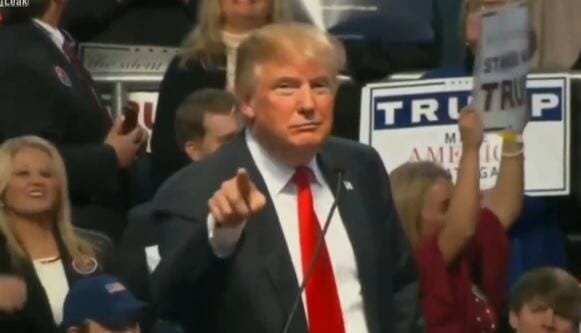 trump cameraman rally