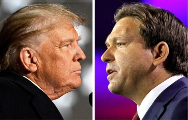 <div>Trump Responds to Jab From DeSantis — ‘DeSanctimonious Will Probably Find Out About FALSE ACCUSATIONS & FAKE STORIES Sometime in the Future’</div>