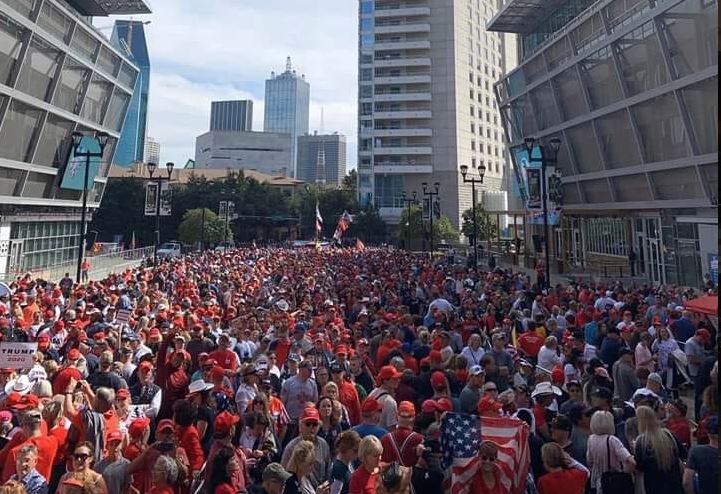 AMAZING! MASSIVE OVERFLOW of THOUSANDS Outside American Airlines Arena in Dallas, TX to See President Trump | The Gateway Pundit | by Jim Hoft