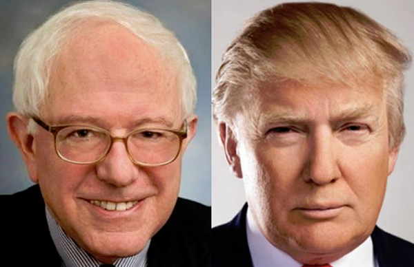 trump sanders