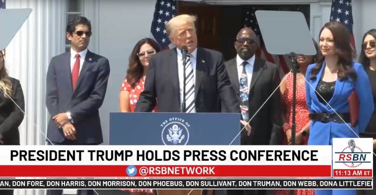 LIVE STREAM VIDEO: President Trump Announces Lawsuits Against Twitter, Google and Facebook CEOs -- Asks for Punitive Damages - Via RSBN on Rumble | The Gateway Pundit | by Jim Hoft