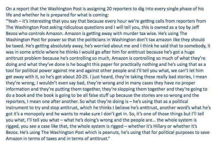 trump wapo bezos