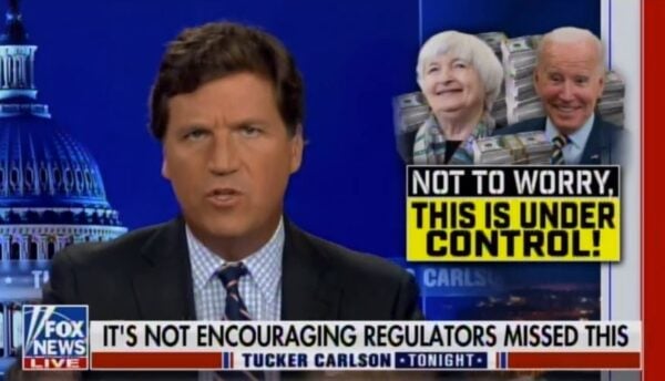 Tucker Carlson Goes There: “If People Don’t Start Making a Lot of Noise – It Will Mean Digital Currency… If You Want to Make a Run on the Banks This Is How You Talk”