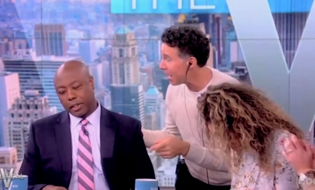 CAN’T MAKE THIS UP: The Ladies of The View Send in White Crew Member to Shut Down Tim Scott During their Discussion on Race (VIDEO)